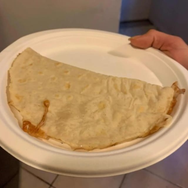 Corn Plain Quesadilla.