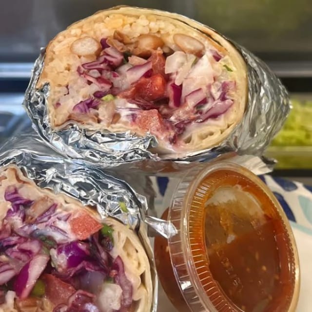 Vegetarian Burrito.