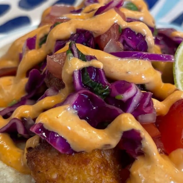 Fish Taco - Baja Style.