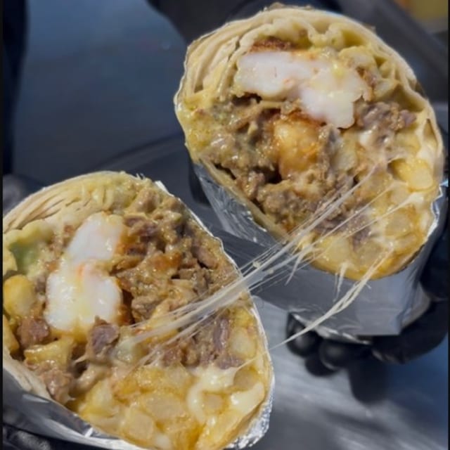 Surf and Turf Burrito.